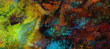 soyut suluboya akvaryum arkaplan tasarımı 