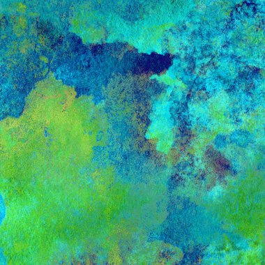 Soyut suluboya tasarımı, boyalı dokuya yakın çekim. Asgari arkaplan.