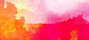 Soyut suluboya tasarımı, boyalı dokuya yakın çekim. Asgari arkaplan.