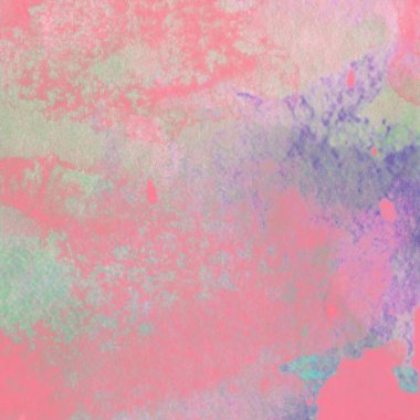 Soyut suluboya tasarımı, boyalı dokuya yakın çekim. Asgari arkaplan.