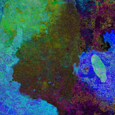 Soyut suluboya tasarımı, boyalı dokuya yakın çekim. Asgari arkaplan. 