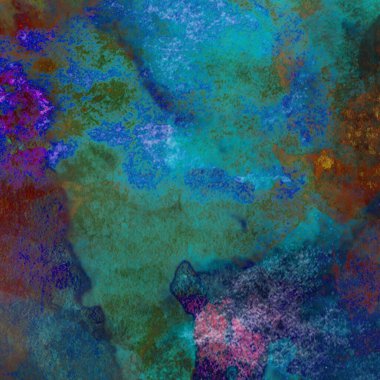 Soyut suluboya tasarımı, boyalı dokuya yakın çekim. Asgari arkaplan.