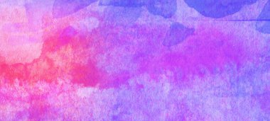 Soyut suluboya tasarımı, boyalı dokuya yakın çekim. Asgari arkaplan.