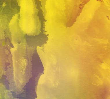 Soyut suluboya tasarımı, boyalı dokuya yakın çekim. Asgari arkaplan.