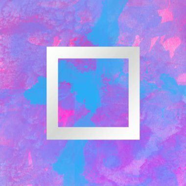 Soyut suluboya tasarımı, boyalı dokuya yakın çekim. Asgari arkaplan.