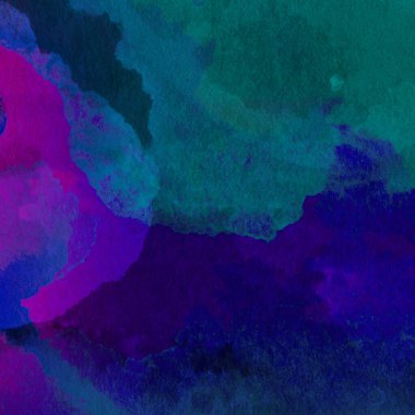 Soyut suluboya tasarımı, boyalı dokuya yakın çekim. Asgari arkaplan.