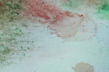 Soyut suluboya tasarımı, boyalı dokuya yakın çekim. Asgari arkaplan.