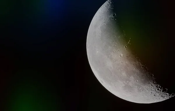 Bella Luna Incandescente Concetto Sfondo — Foto Stock