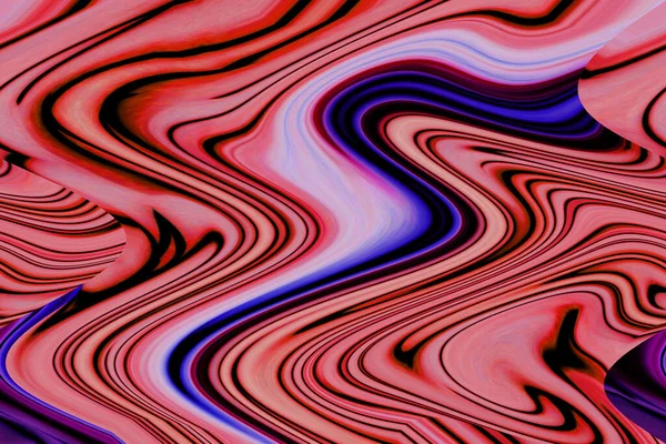 Modèle Fond Abstrait Coloré Concept Fractal Fantastique — Photo