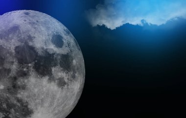 Parlak Ay konsepti arka planı 