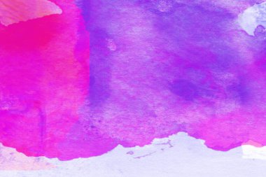 Soyut suluboya tasarımı, boyalı dokuya yakın çekim. Asgari arkaplan.