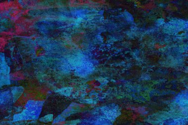 Soyut suluboya tasarımı, boyalı dokuya yakın çekim. Asgari arkaplan.