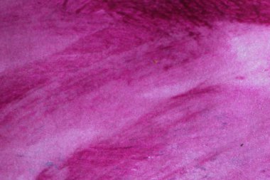 Soyut suluboya tasarımı, boyalı dokuya yakın çekim. Asgari arkaplan.