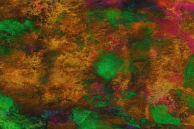 Soyut suluboya tasarımı, boyalı dokuya yakın çekim. Asgari arkaplan.