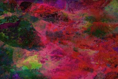 Soyut suluboya tasarımı, boyalı dokuya yakın çekim. Asgari arkaplan.