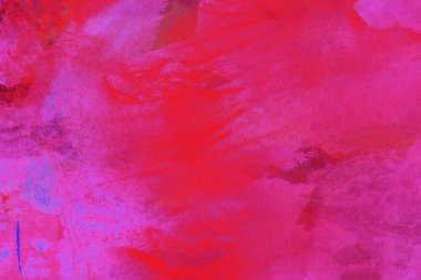 Soyut suluboya tasarımı, boyalı dokuya yakın çekim. Asgari arkaplan.