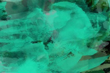 Soyut suluboya tasarımı, boyalı dokuya yakın çekim. Asgari arkaplan.