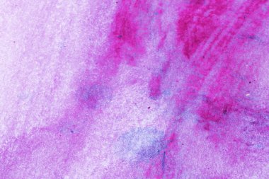 Soyut suluboya tasarımı, boyalı dokuya yakın çekim. Asgari arkaplan.