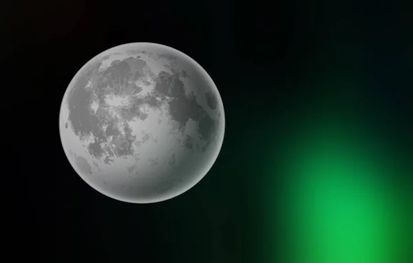 Hermoso Brillante Luna Concepto Fondo — Foto de Stock