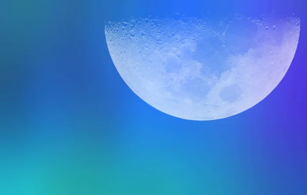 Hermoso Brillante Luna Concepto Fondo —  Fotos de Stock