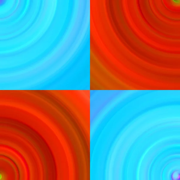 Cztery Abstrakcyjne Kolorowe Tła Fragment Widok — Zdjęcie stockowe
