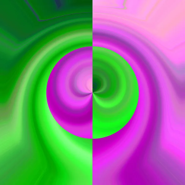 Kolorowy Abstrakcyjny Wzór Tła Koncepcja Yin Yang — Zdjęcie stockowe