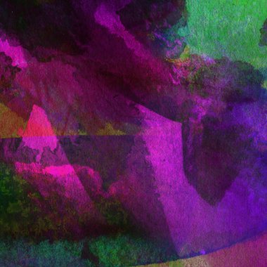 Soyut suluboya tasarımı, boyalı dokuya yakın çekim. Asgari arkaplan.