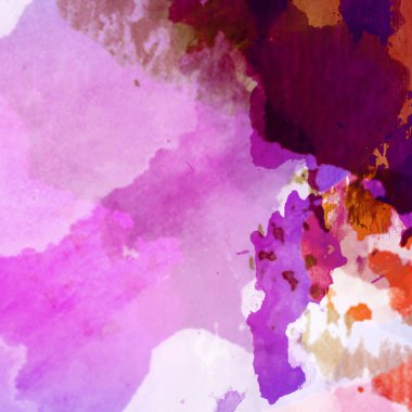 Soyut suluboya tasarımı, boyalı dokuya yakın çekim. Asgari arkaplan.