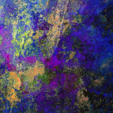 Soyut suluboya tasarımı, boyalı dokuya yakın çekim. Asgari arkaplan.