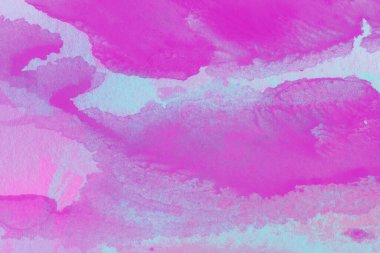 Soyut suluboya tasarımı, boyalı dokuya yakın çekim. Asgari arkaplan.