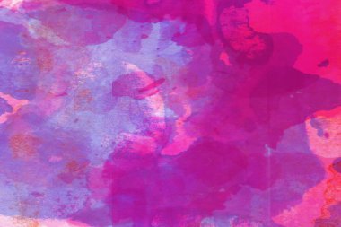 Soyut suluboya tasarımı, boyalı dokuya yakın çekim. Asgari arkaplan.
