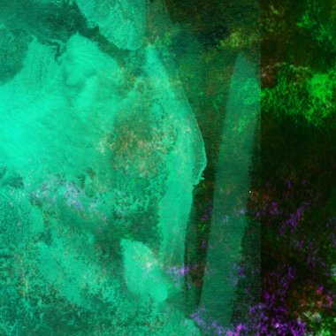 Soyut suluboya tasarımı, boyalı dokuya yakın çekim. Asgari arkaplan.