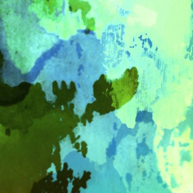 Soyut suluboya tasarımı, boyalı dokuya yakın çekim. Asgari arkaplan.