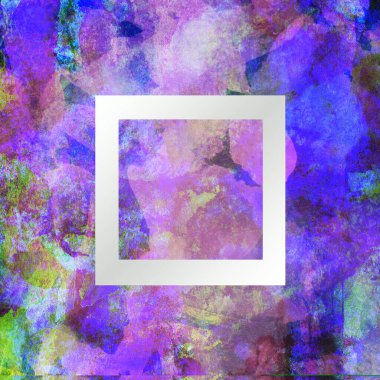 Soyut suluboya tasarımı, boyalı dokuya yakın çekim. Asgari arkaplan.