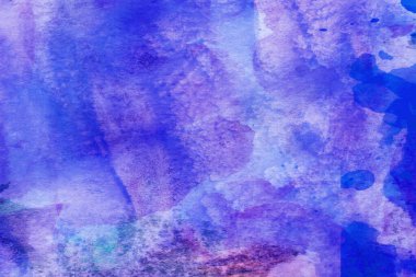 Soyut suluboya tasarımı, boyalı dokuya yakın çekim. Asgari arkaplan.