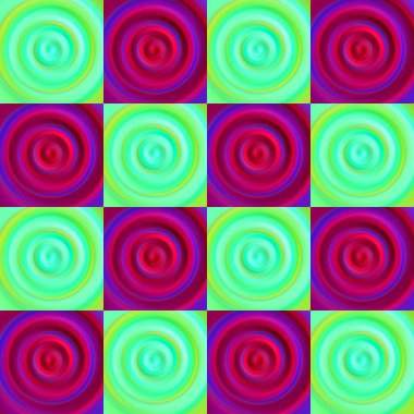 Çemberli renkli soyut arkaplan  