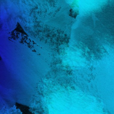 Soyut suluboya tasarımı, boyalı dokuya yakın çekim. Asgari arkaplan.