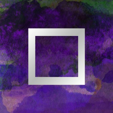 Soyut suluboya tasarımı, boyalı dokuya yakın çekim. Asgari arkaplan.