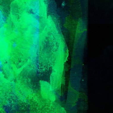 Soyut suluboya tasarımı, boyalı dokuya yakın çekim. Asgari arkaplan.