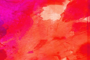 Soyut suluboya tasarımı, boyalı dokuya yakın çekim. Asgari arkaplan.