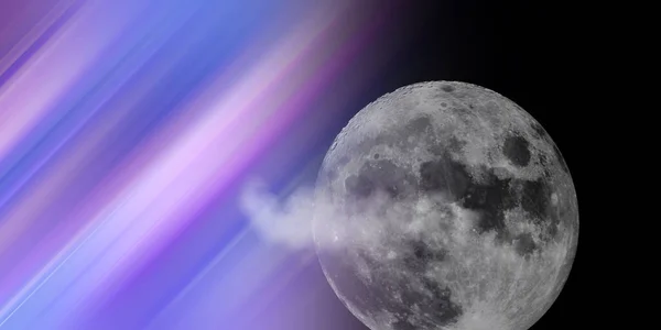 Красивый Светящийся Лунный Фон — стоковое фото