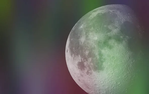 Gyönyörű Izzó Hold Koncepció Háttér — Stock Fotó