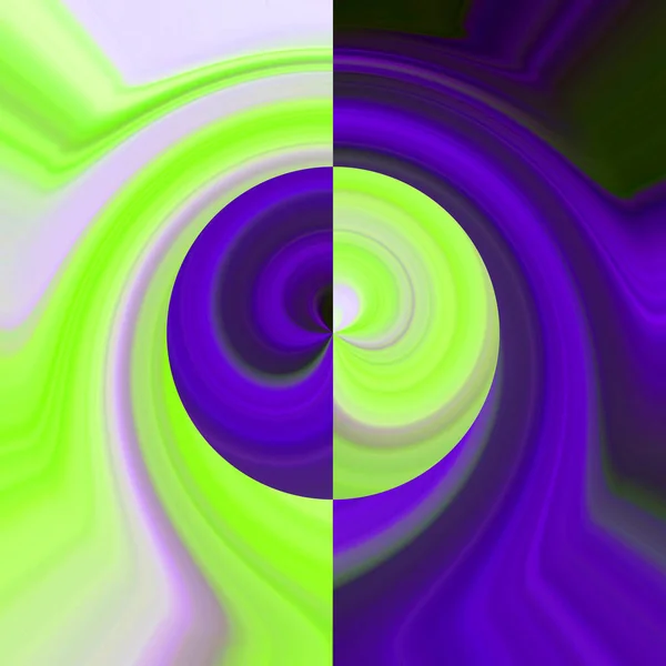 Kleurrijke Abstracte Achtergrond Patroon Yin Yang Concept — Stockfoto