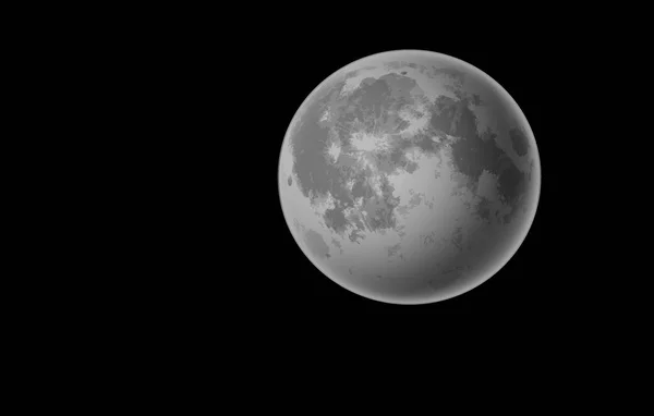 Piękne Świecące Tło Koncepcji Księżyca — Zdjęcie stockowe