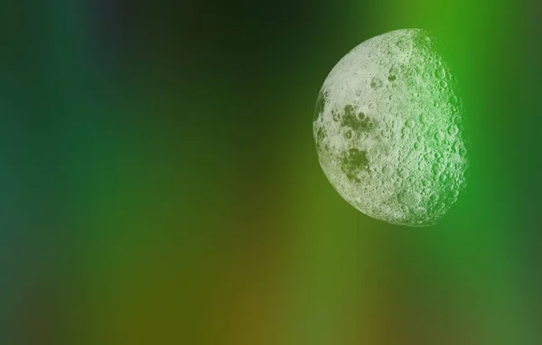 Gyönyörű Izzó Hold Koncepció Háttér — Stock Fotó