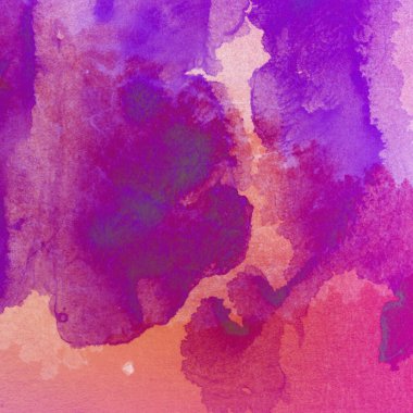 Soyut suluboya tasarımı, boyalı dokuya yakın çekim. Asgari arkaplan.