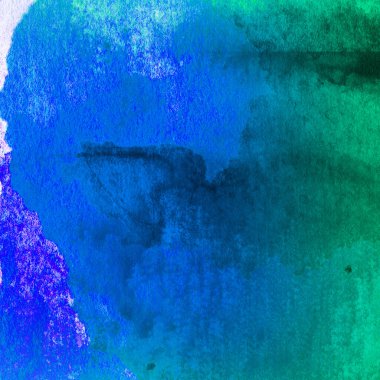 Soyut suluboya tasarımı, boyalı dokuya yakın çekim. Asgari arkaplan.