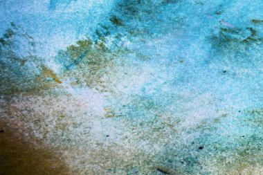 Soyut suluboya tasarımı, boyalı dokuya yakın çekim. Asgari arkaplan.