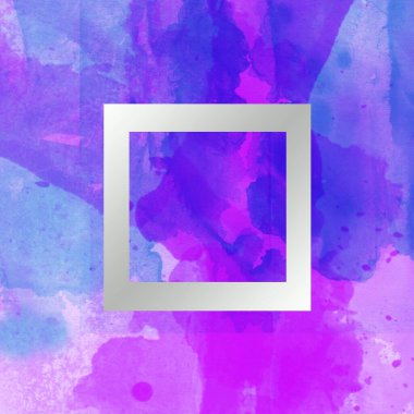 Soyut suluboya tasarımı, boyalı dokuya yakın çekim. Asgari arkaplan.