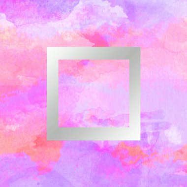 Soyut suluboya tasarımı, boyalı dokuya yakın çekim. Asgari arkaplan.